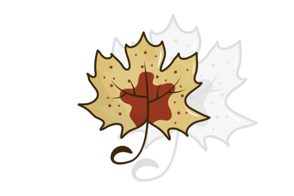 Fall Retro Color Foliage Art