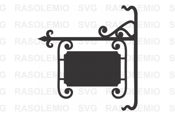 Hanging Retro Vintage Signboard Street