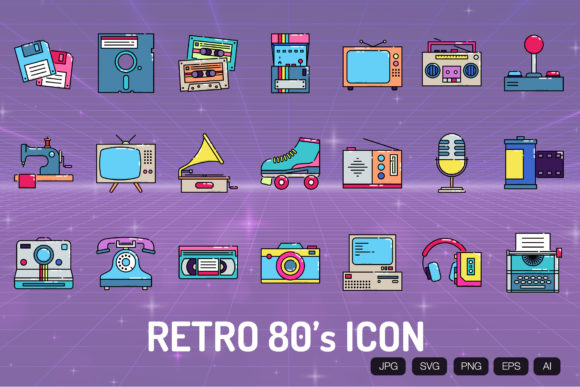 Retro 80s Icon