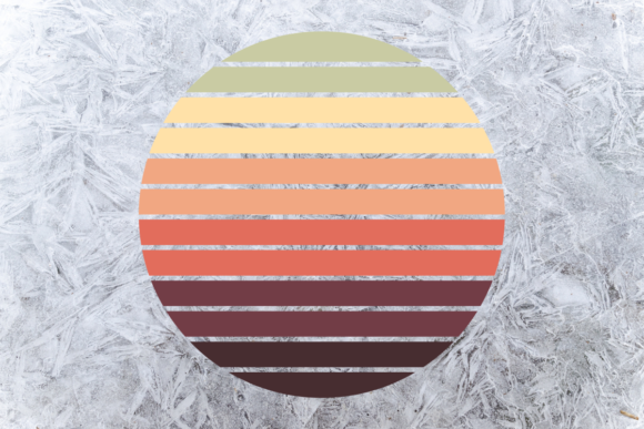 Retro Sunset Circle 82