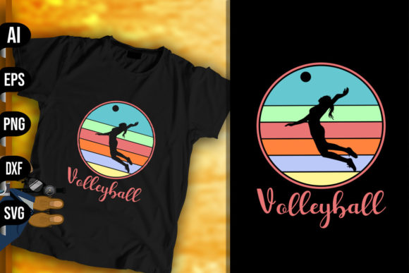 Retro Vintage Women's Volleyball