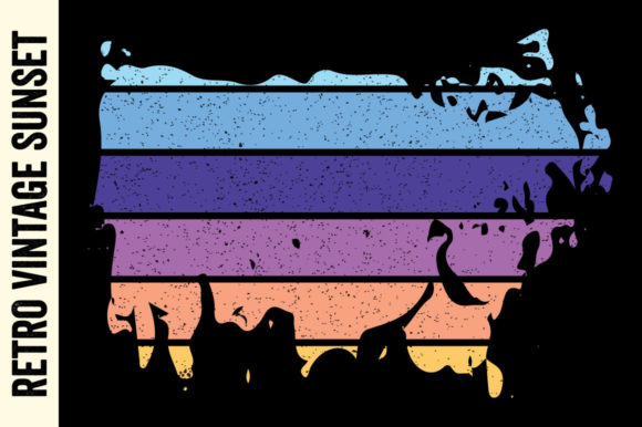 Vintage Retro Sunset 8